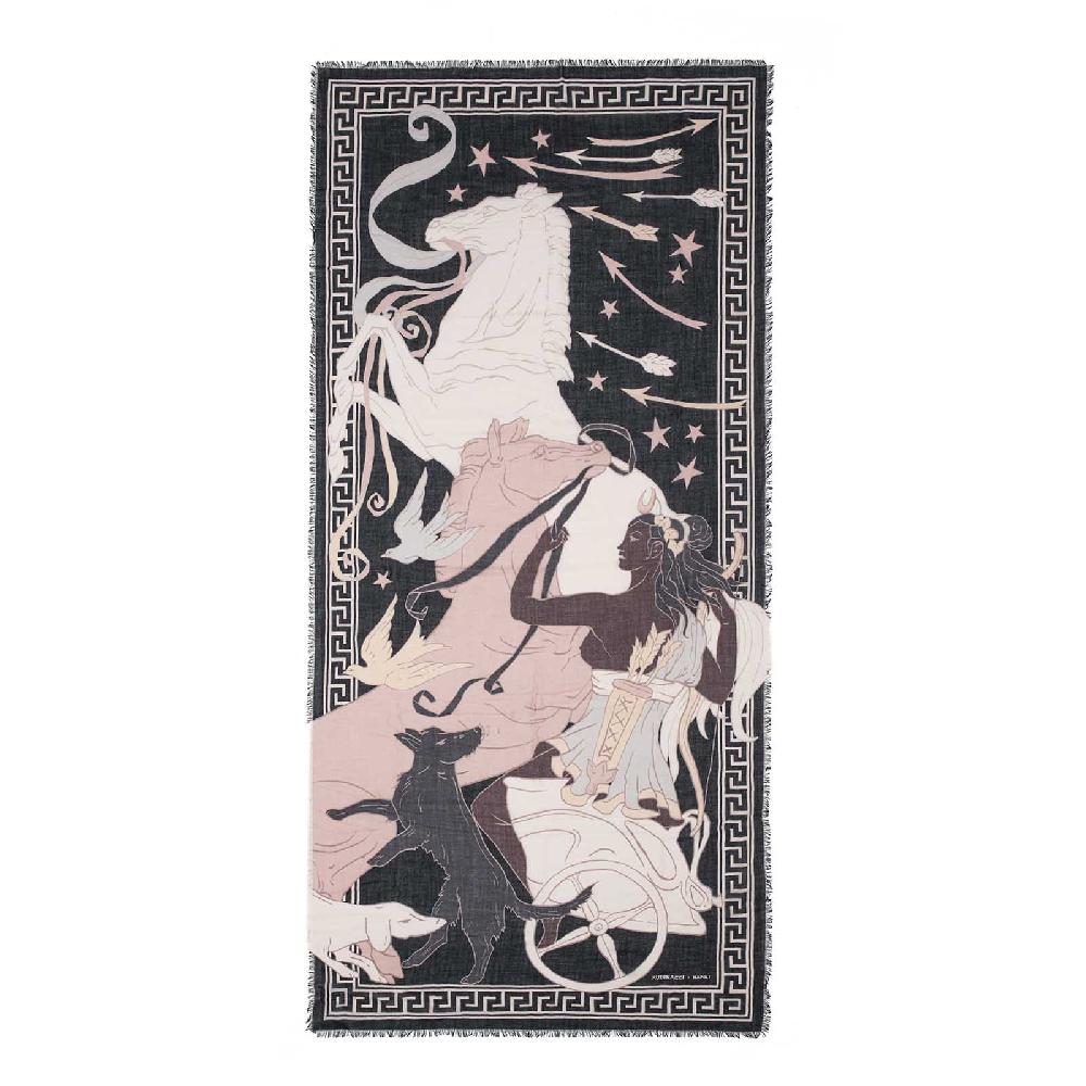 Rubinacci Stola Artemide e Apollo rosa In Vendita
