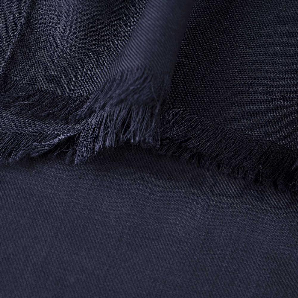 Rubinacci Sciarpa in cashmere blu navy Negozio online di fabbrica
