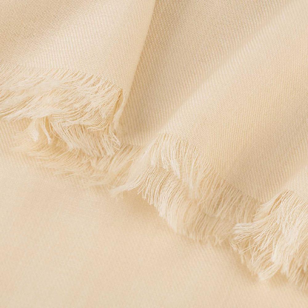 Rubinacci Sciarpa in cashmere crema Prezzo di fabbrica