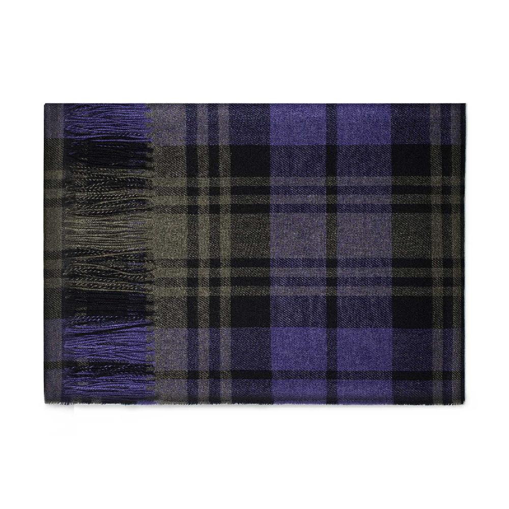 Rubinacci Sciarpa quadri verde e viola Black Friday