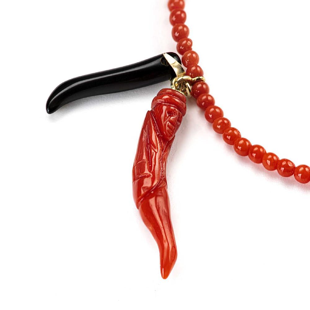 Rubinacci Bottone da bavero ruby in corallo Lightning offer