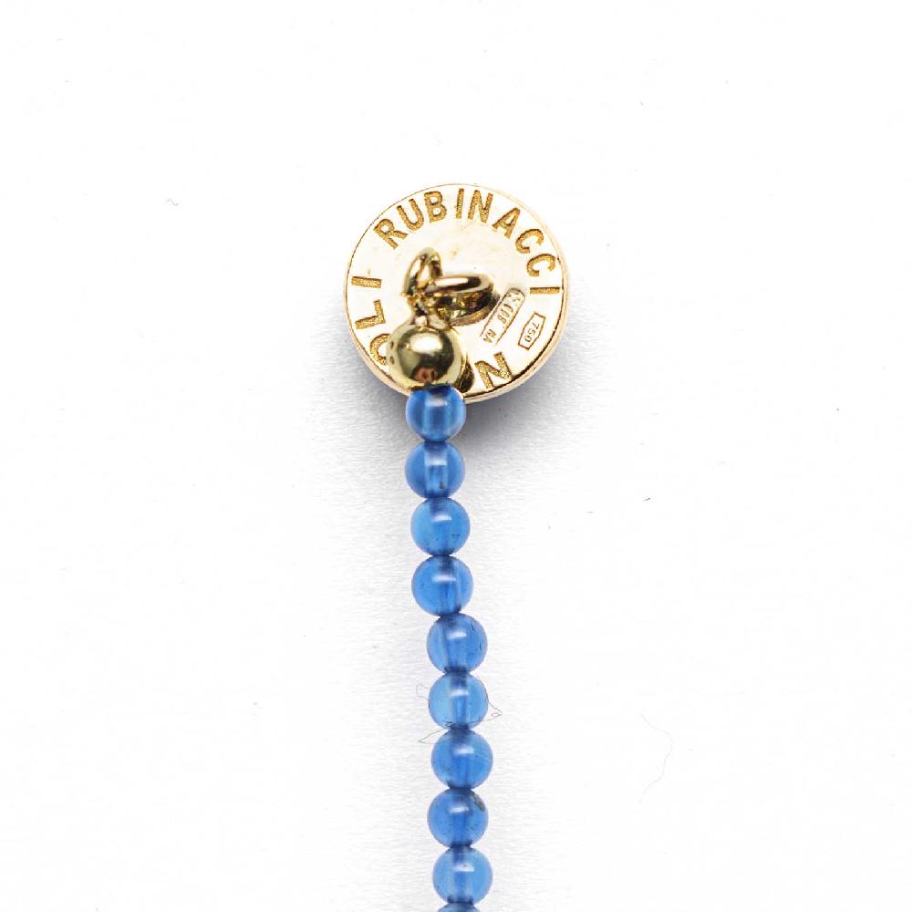 Rubinacci Bottone da bavero ruby in agata azzurro Nuovi prodotti