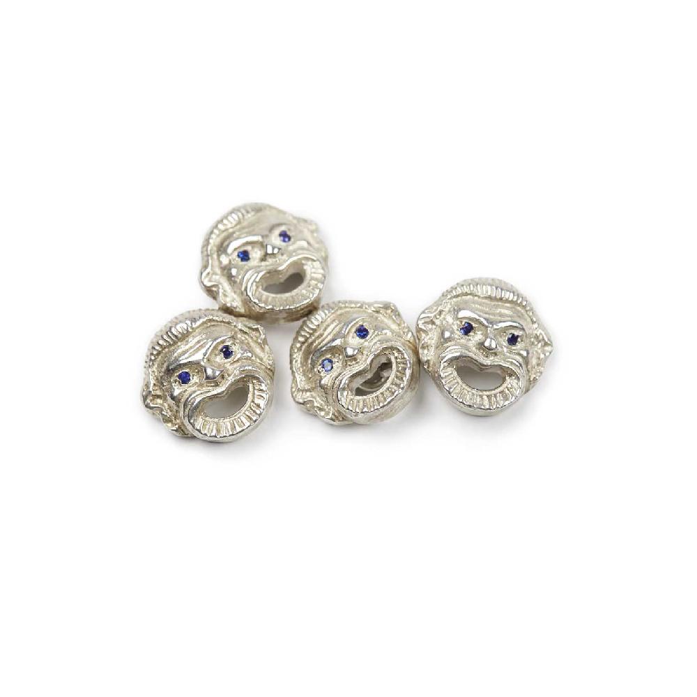 Rubinacci Gemelli maschere argento Liquidazione