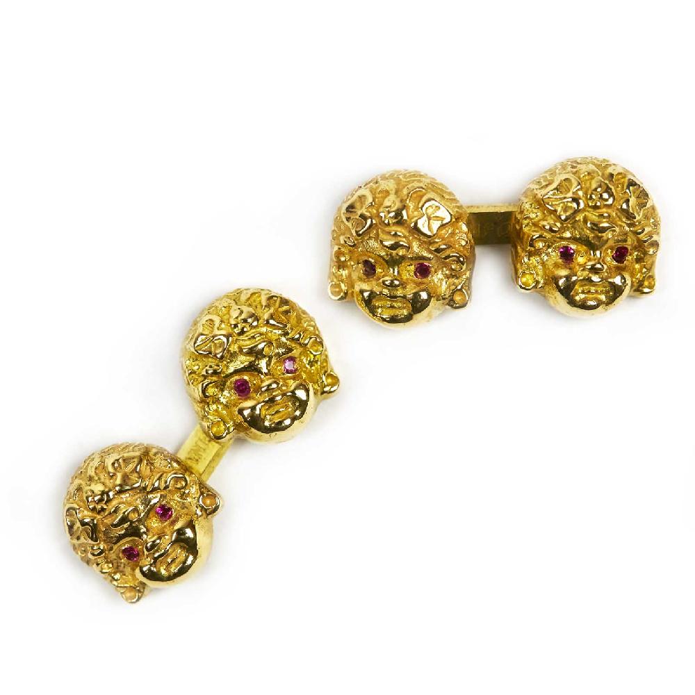 Rubinacci Gemelli con putti oro