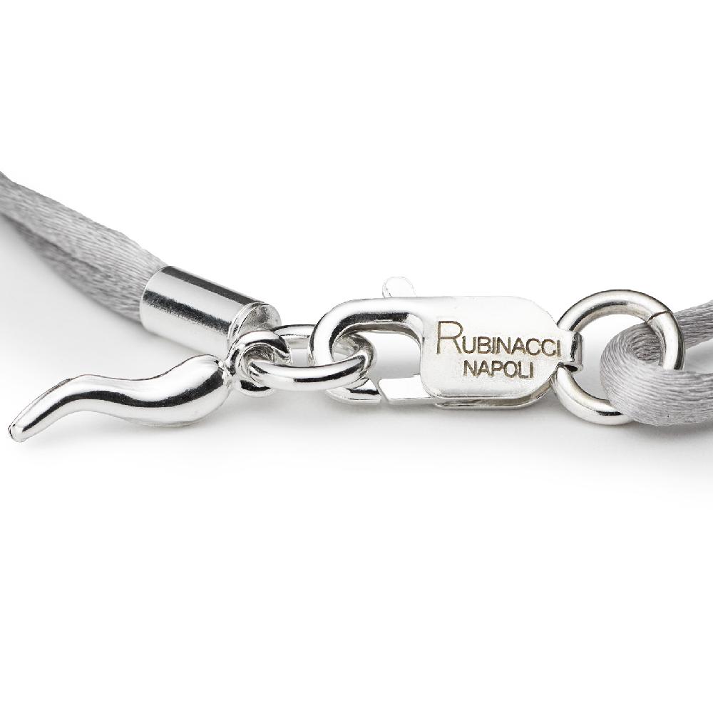 Rubinacci Braccialetto ruby in seta perla Offerte speciali