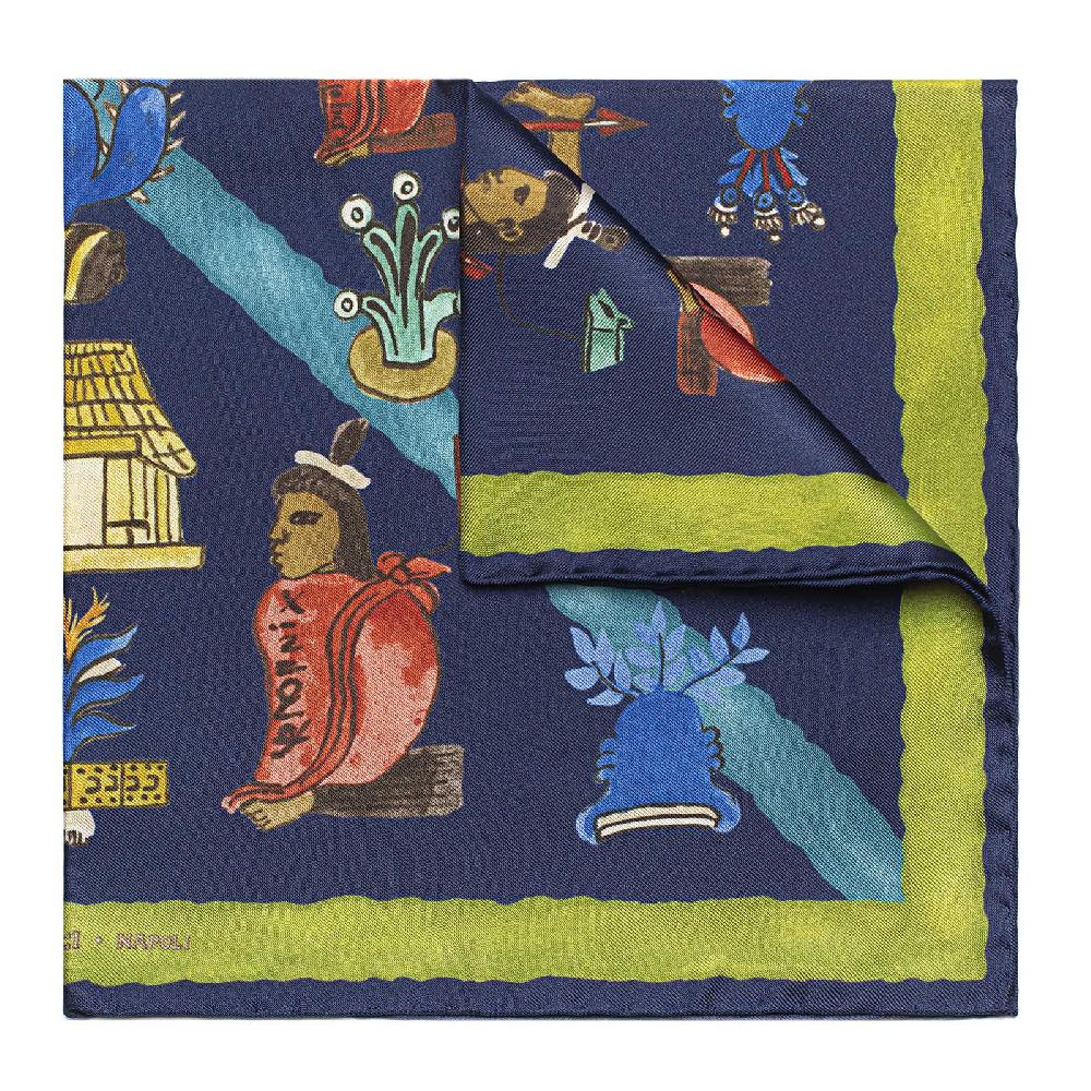 Rubinacci Foulard mendoza verde acido Prezzo basso