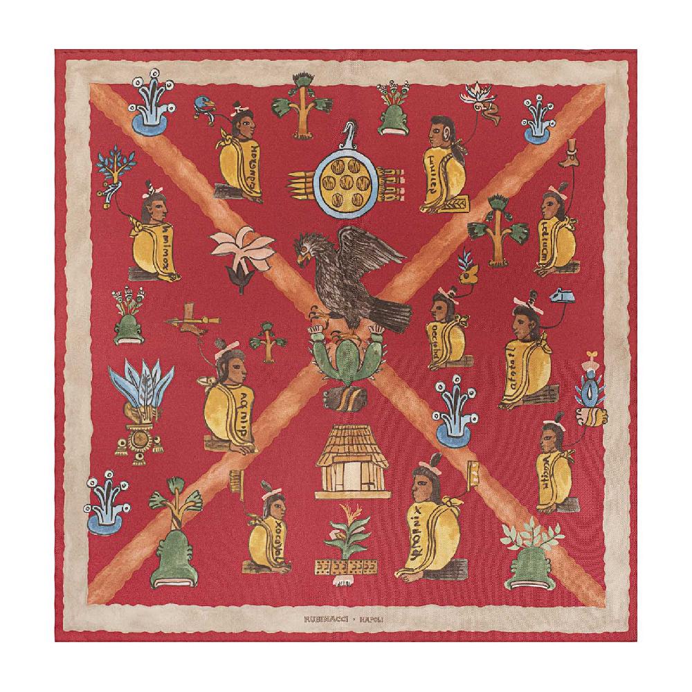 Rubinacci Foulard mendoza rosso