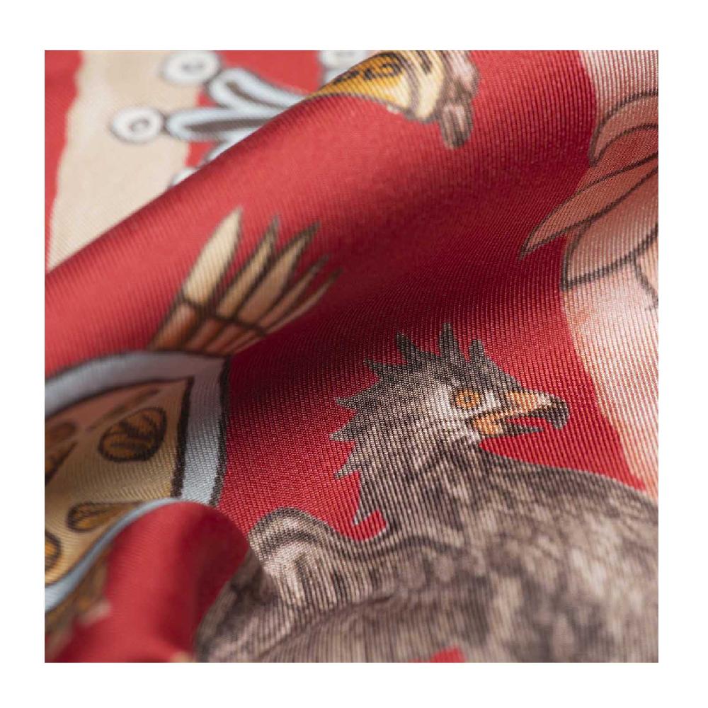 Rubinacci Foulard mendoza rosso Super Saving Price