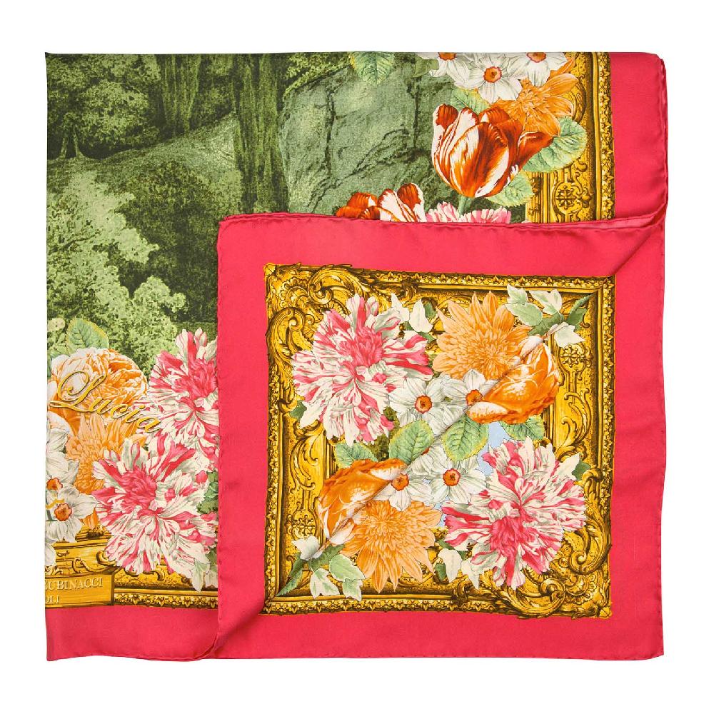 Rubinacci Foulard villa lucia corallo Fino al 60% di sconto