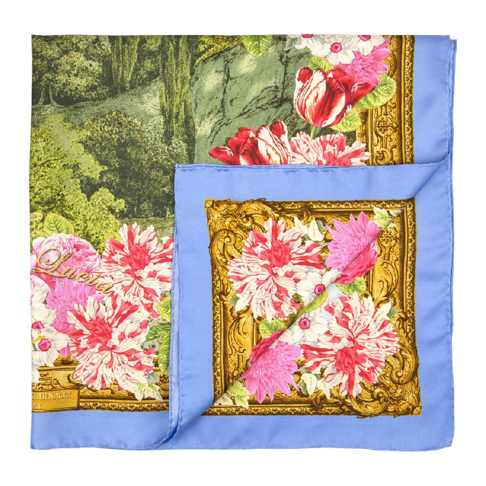 Rubinacci Foulard villa lucia azzurro Fino al 65% di sconto