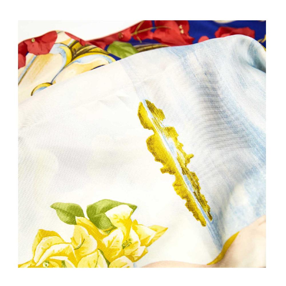 Rubinacci Foulard sirenuse bluette Offerta speciale della fabbrica