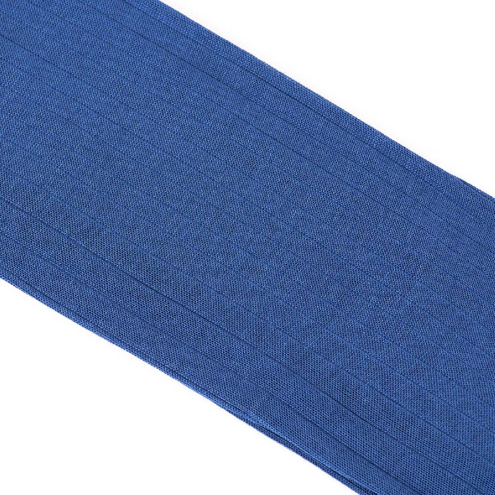 Rubinacci Calze in filo di Scozia a costina bluette 50% di sconto con spedizione gratuita