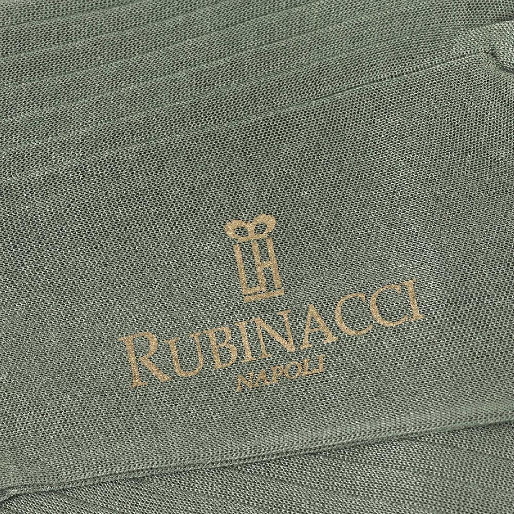 Rubinacci Calze in filo di Scozia a costina salvia Limitato a 3 giorni