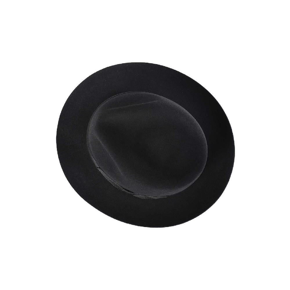 Rubinacci Fedora in lana nero Promozione