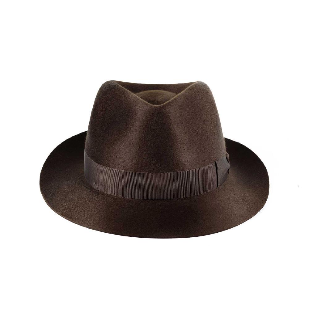 Rubinacci Fedora in cashmere testa di moro Soddisfazione Garantita