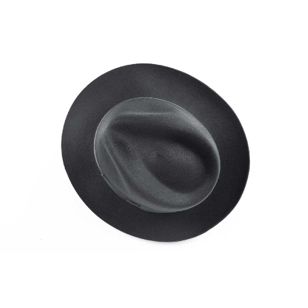 Rubinacci Fedora in cashmere fumo Qualità Garantita