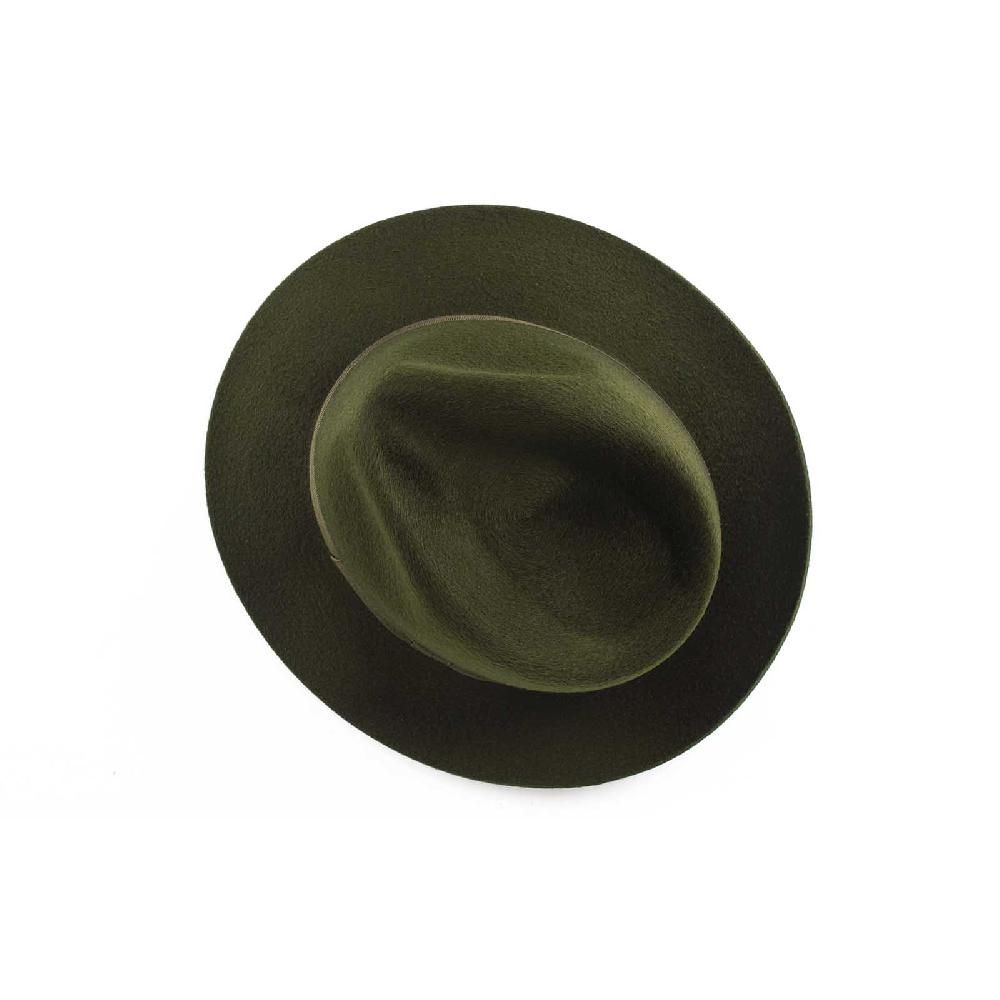 Rubinacci Fedora in cashmere verde Negozi Online