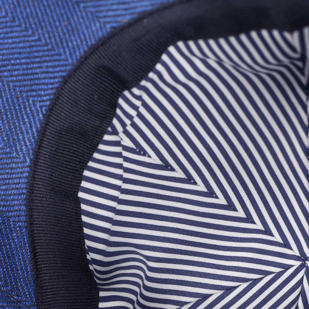 Rubinacci Cappello baseball in lino jeans Promozione Limitata