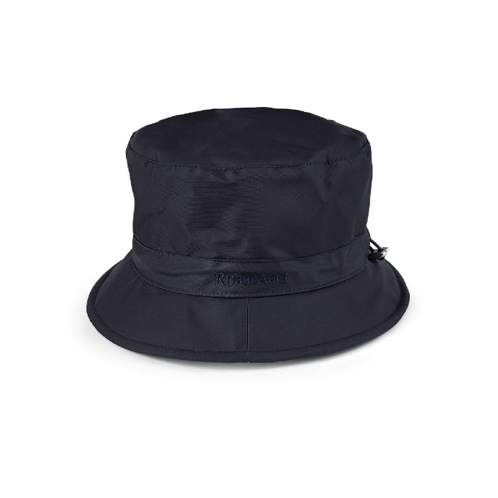 Rubinacci Cappello cloche in nylon blu