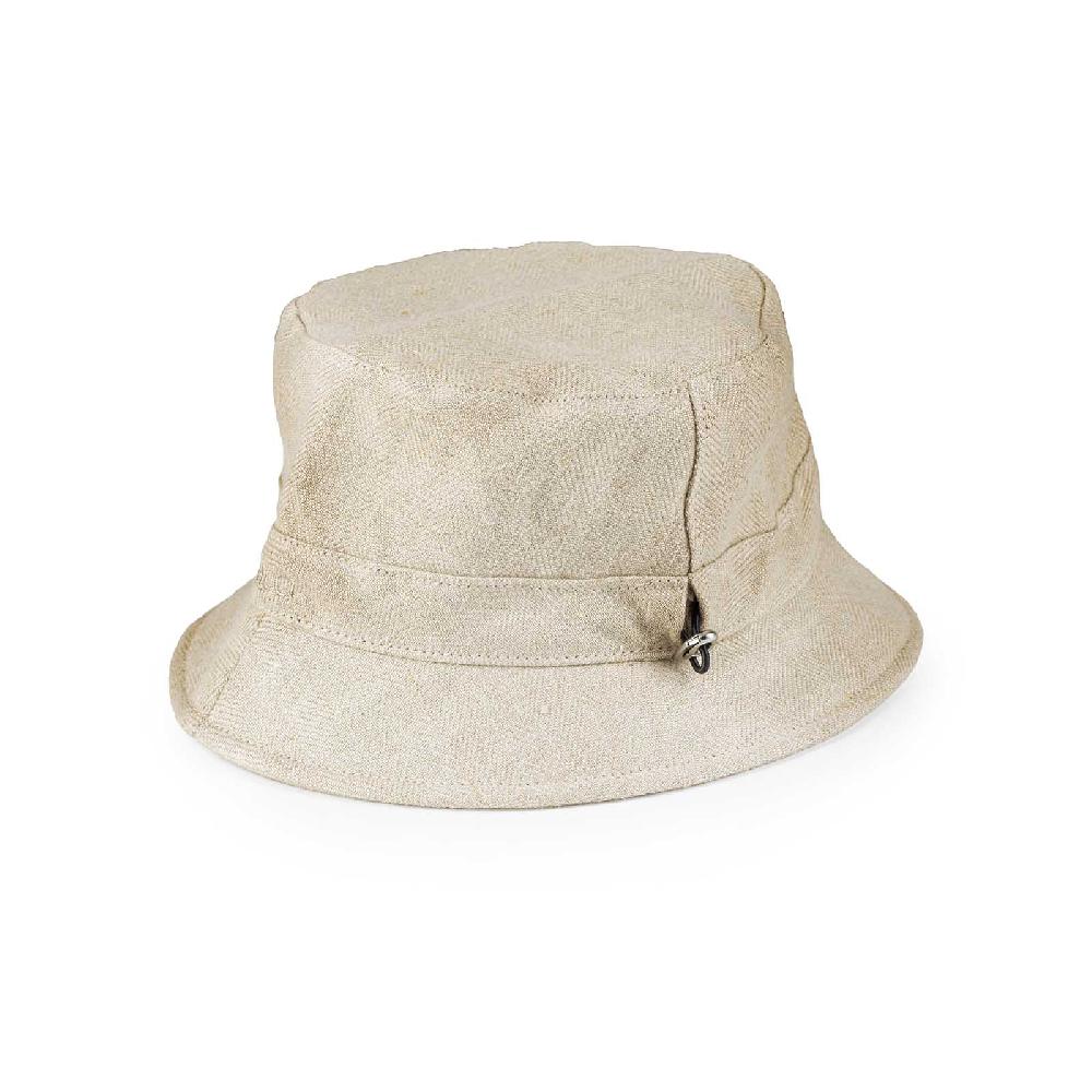 Rubinacci Cappello cloche in lino beige Shopping Online