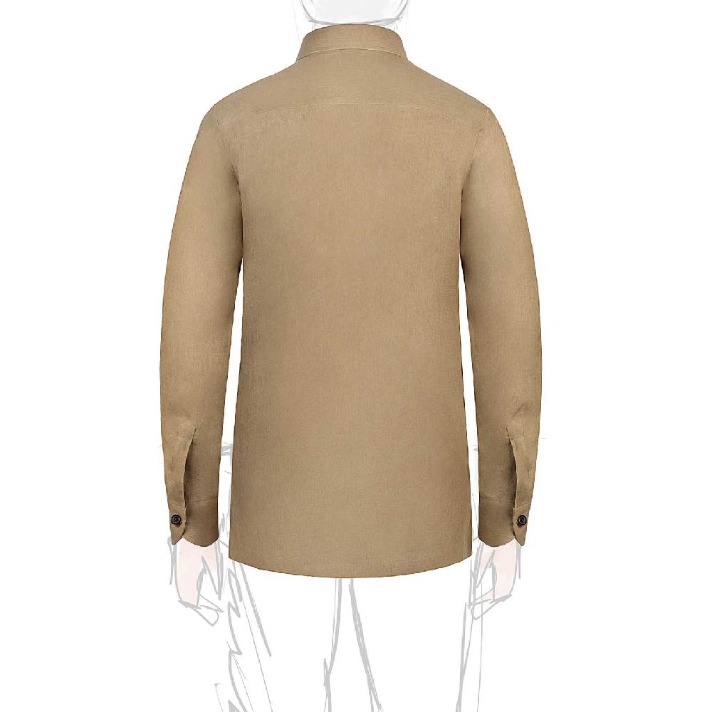 Rubinacci Sahariana in lino quercia Black Friday