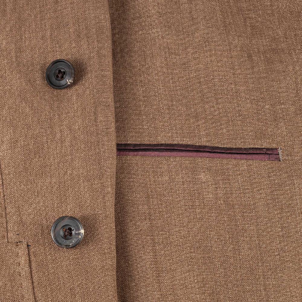 Rubinacci Giacca in lino tabacco Cyber Monday