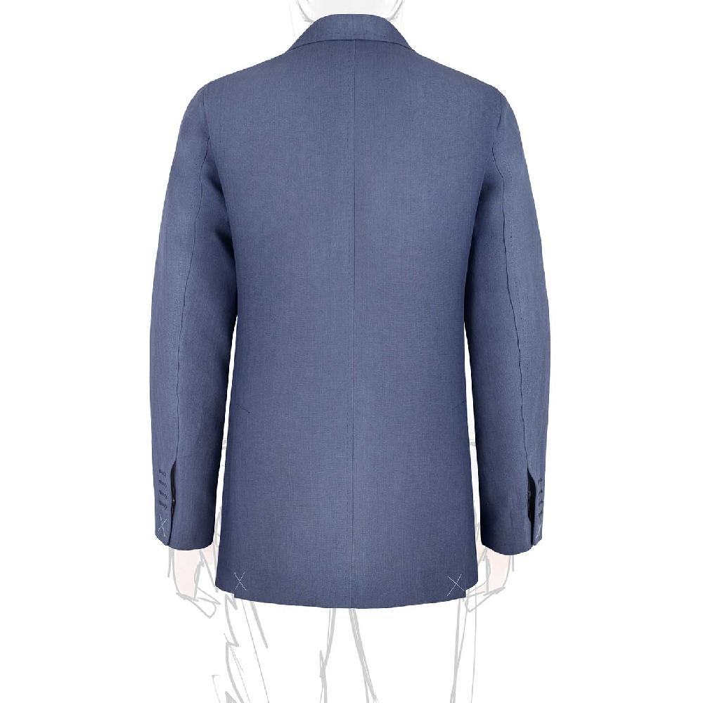 Rubinacci Giacca in lino denim Offerta natalizia