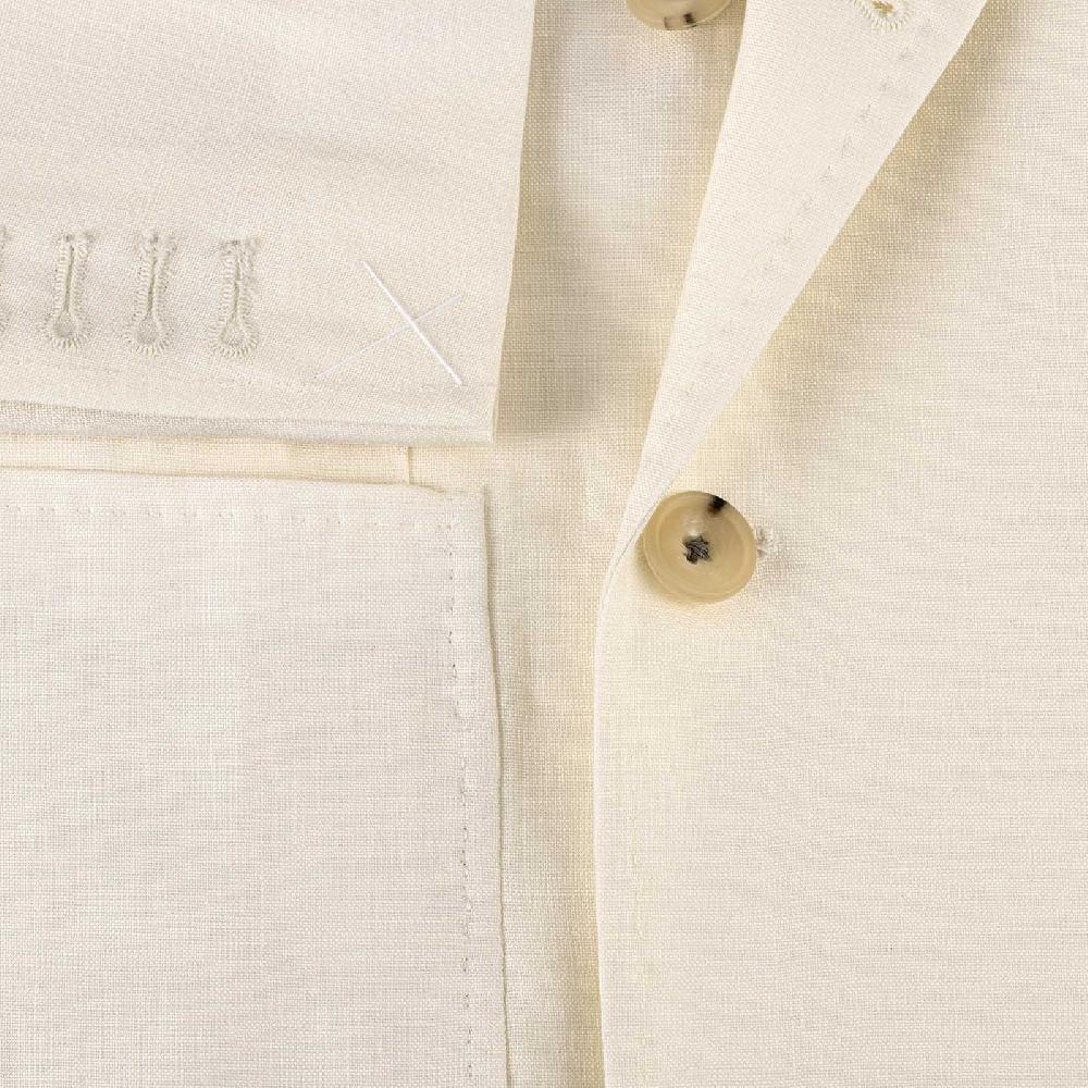 Rubinacci Giacca in lino bianco Offerta Giorno del Papà