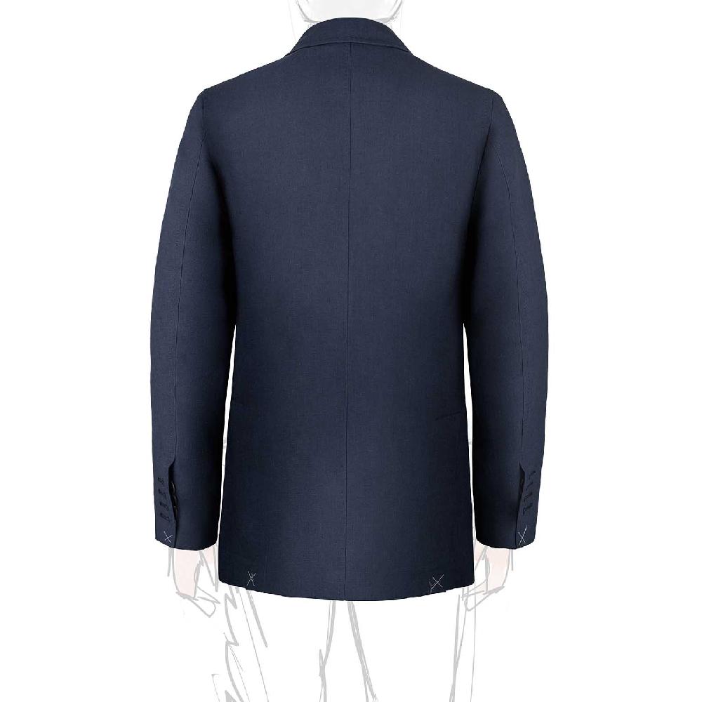 Rubinacci Giacca in lino blu Offerta San Valentino