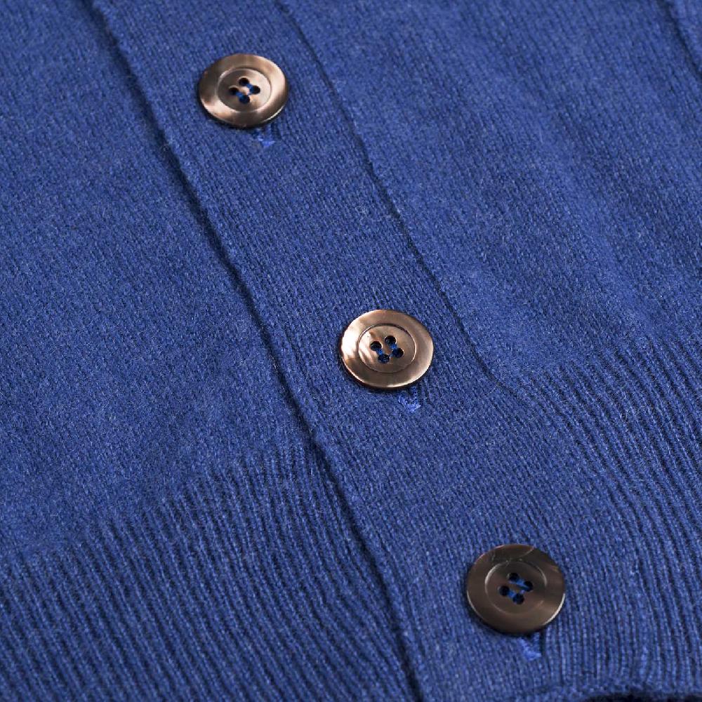 Rubinacci Gilet in cashmere ceruleo Latest fashion