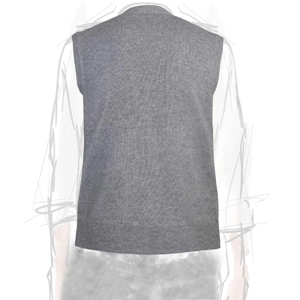 Rubinacci Gilet in cashmere grigio Online Outlet