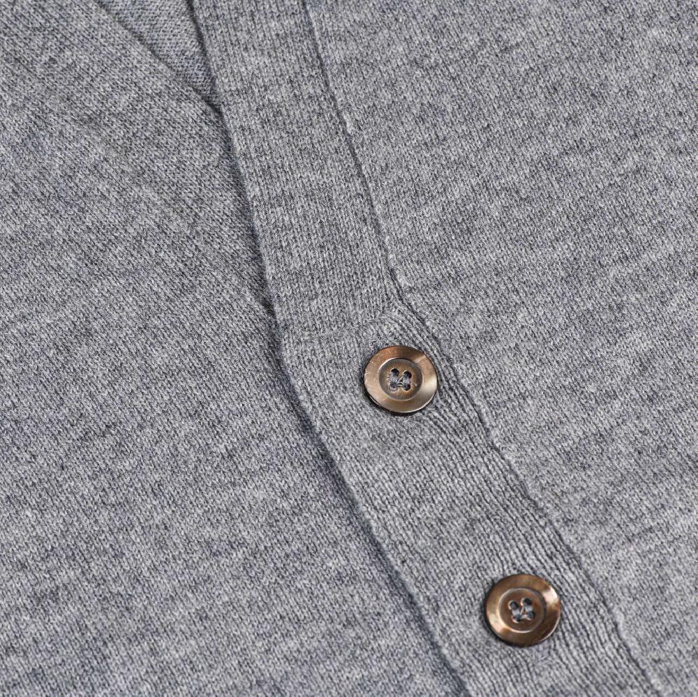 Rubinacci Gilet in cashmere grigio Online Outlet