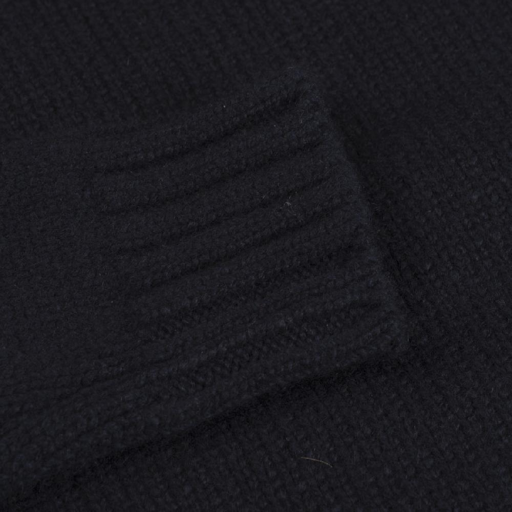 Rubinacci Girocollo in cashmere blu Offerte esclusive