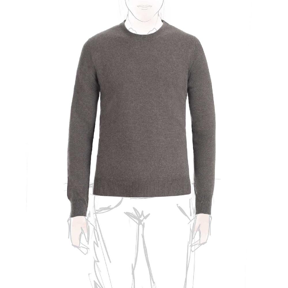 Rubinacci Girocollo in cashmere tortora Nuovi prodotti
