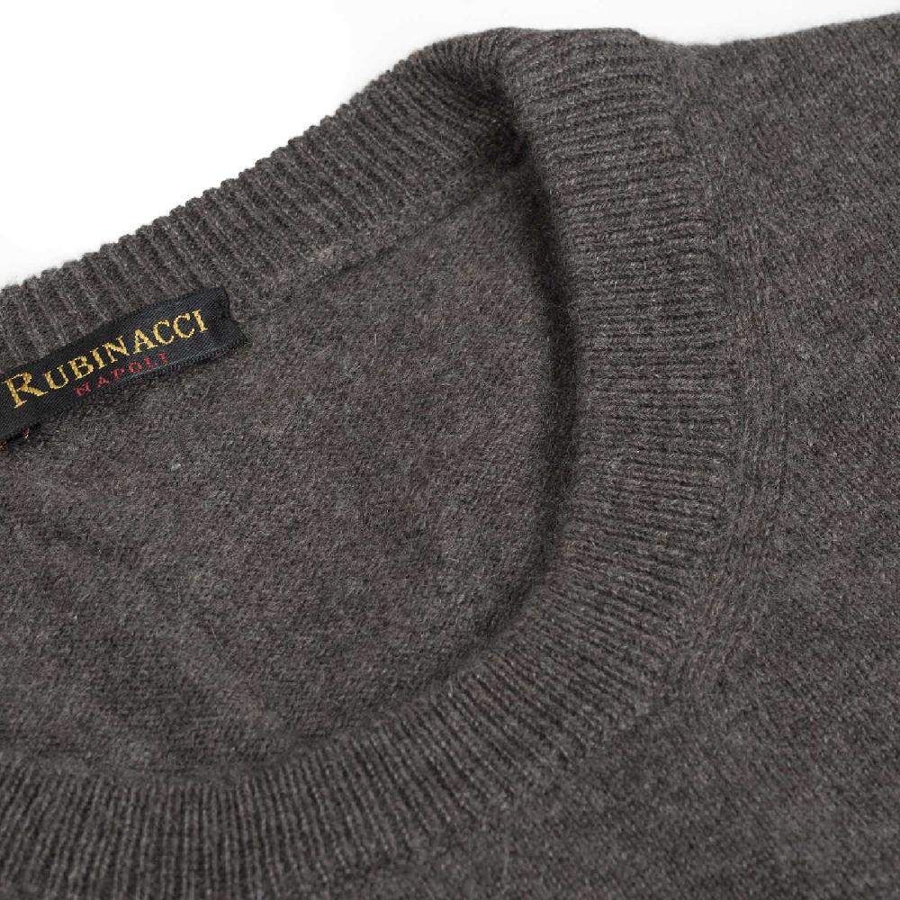 Rubinacci Girocollo in cashmere tortora Nuovi prodotti