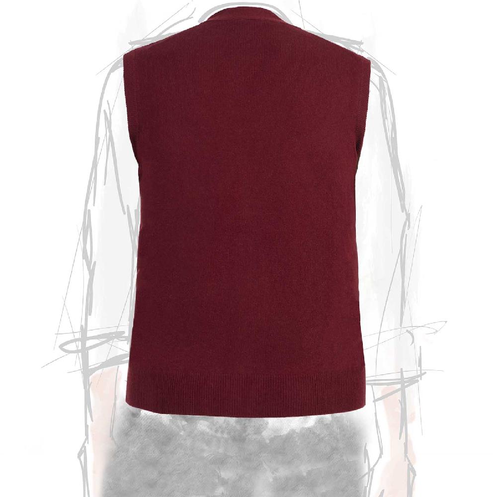 Rubinacci Gilet in cashmere bordeaux chiaro Bestseller