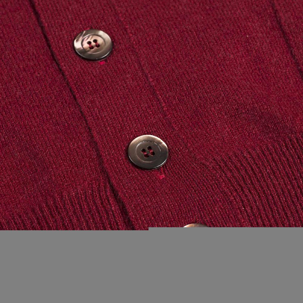 Rubinacci Gilet in cashmere bordeaux chiaro Bestseller