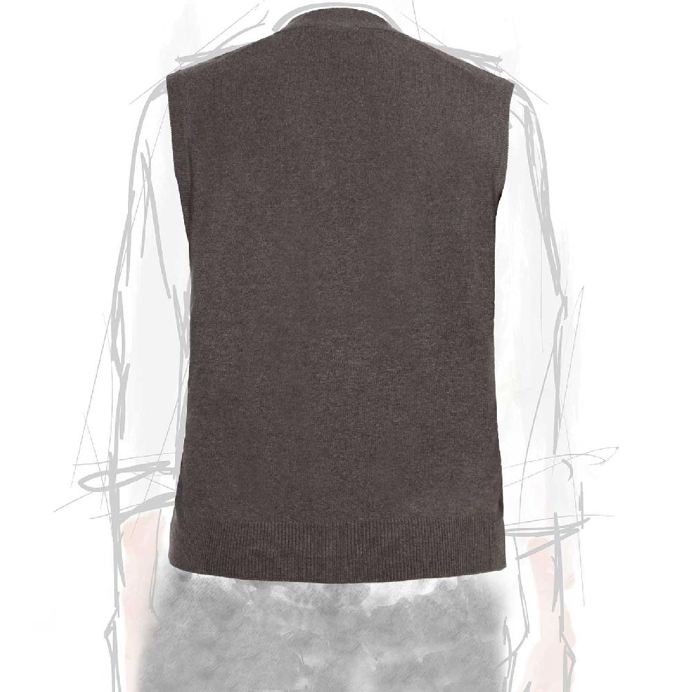 Rubinacci Gilet in cashmere tortora Offerte stagionali