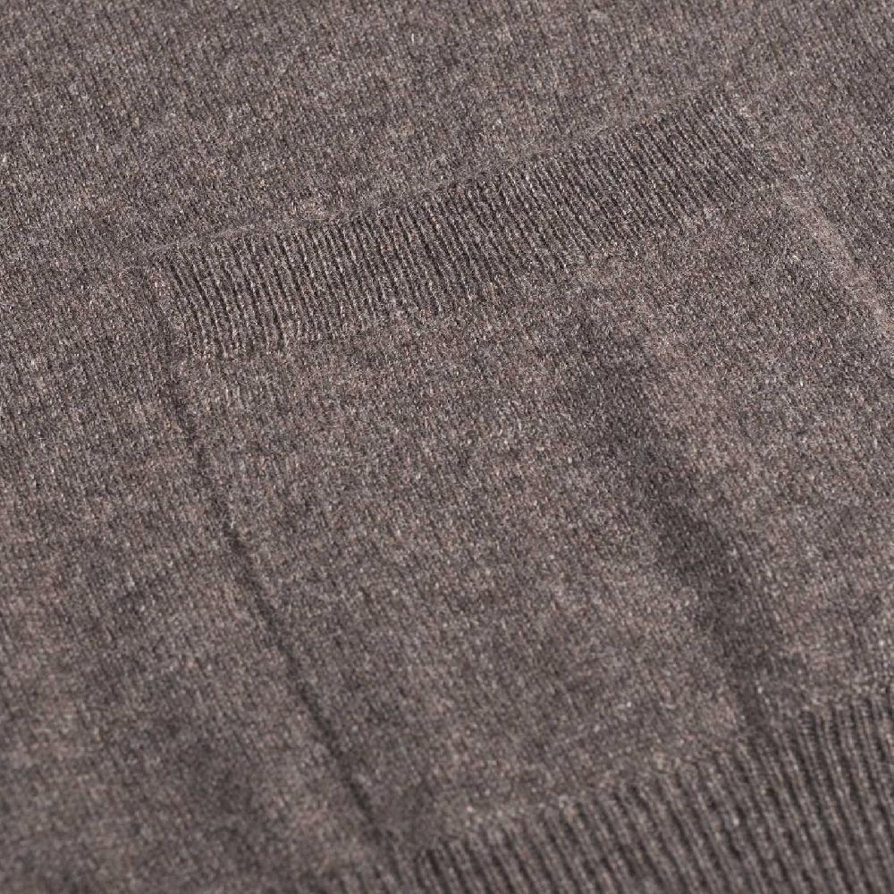 Rubinacci Gilet in cashmere tortora Offerte stagionali