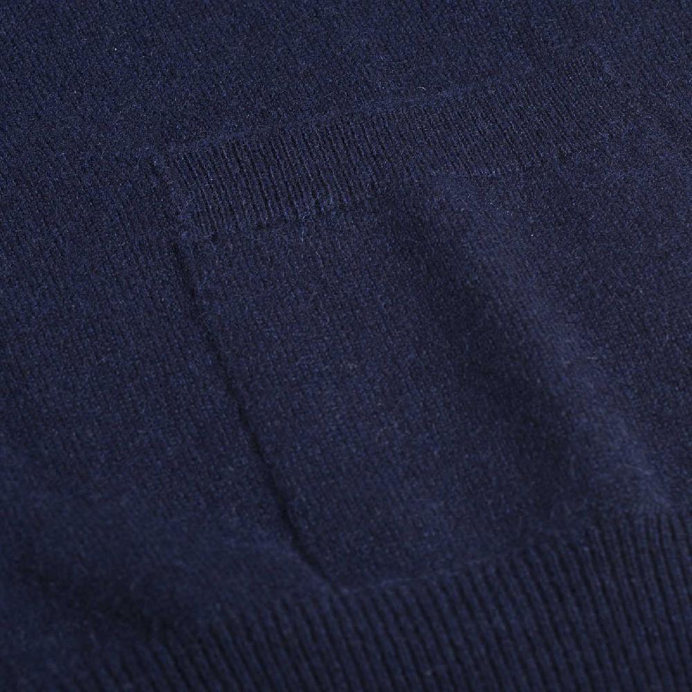 Rubinacci Gilet in cashmere blu navy Liquidazione