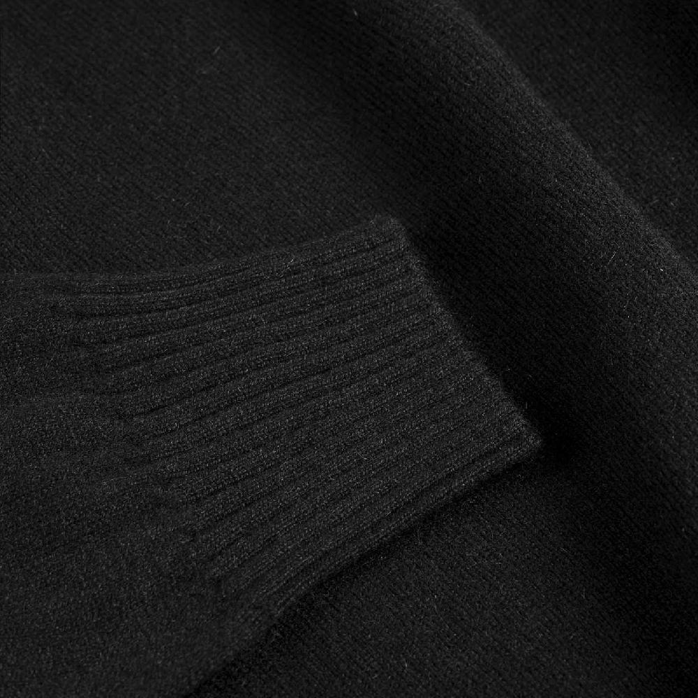 Rubinacci Collo alto cashmere nero Comprane uno, ottenene uno gratis