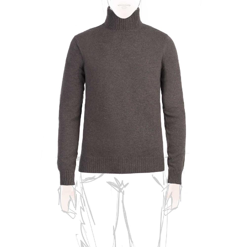 Rubinacci Collo alto cashmere tortora Offerte speciali