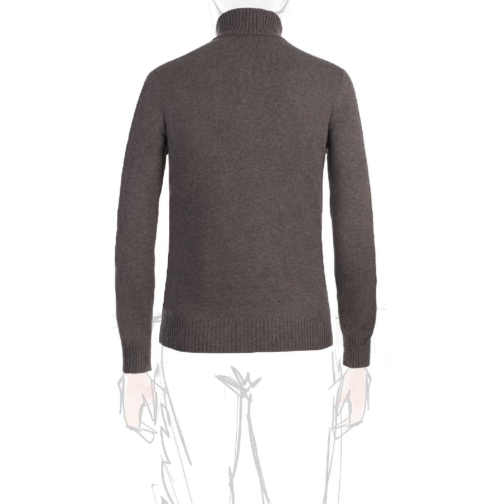 Rubinacci Collo alto cashmere tortora Offerte speciali