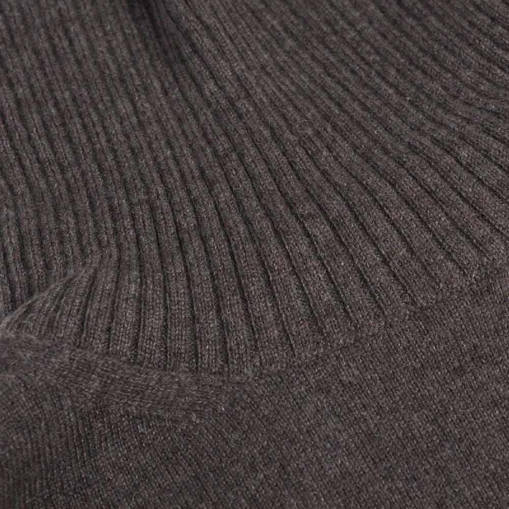 Rubinacci Collo alto cashmere tortora Offerte speciali