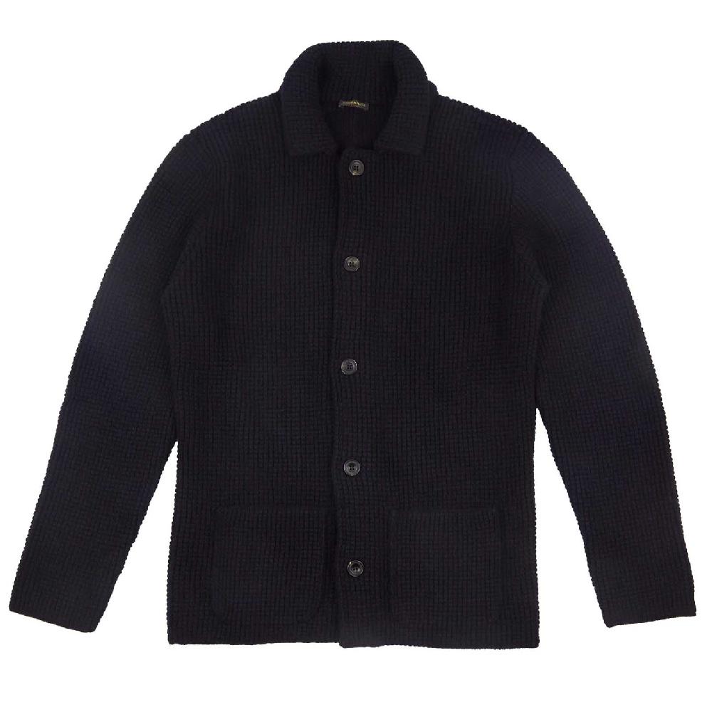 Rubinacci Cardigan cashmere blu Sconti VIP