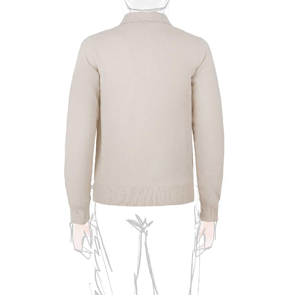 Rubinacci Polo in cashmere panna Offerta settimanale