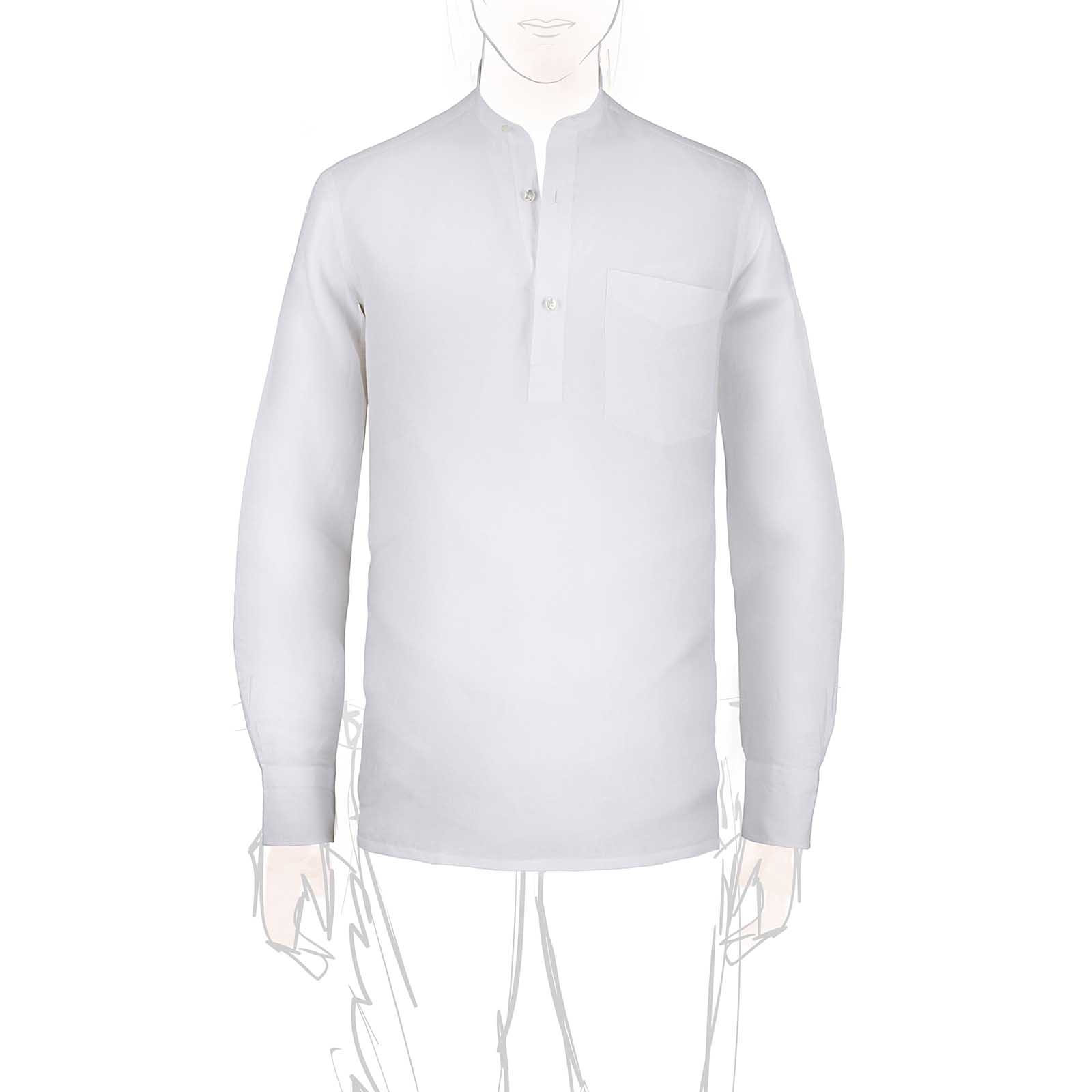 Rubinacci Polo guru in lino bianco Ultimi due giorni