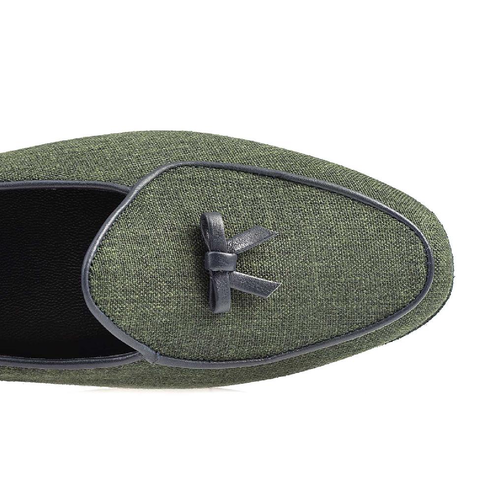 Rubinacci Marphy lino verde 50% di sconto con spedizione gratuita