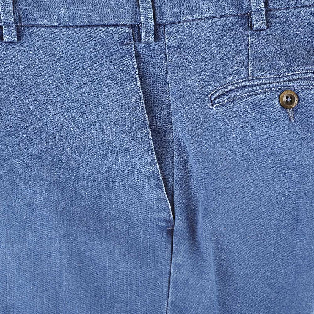 Rubinacci Pantalone in cotone jeans 4 stagioni Limitato a 3 giorni