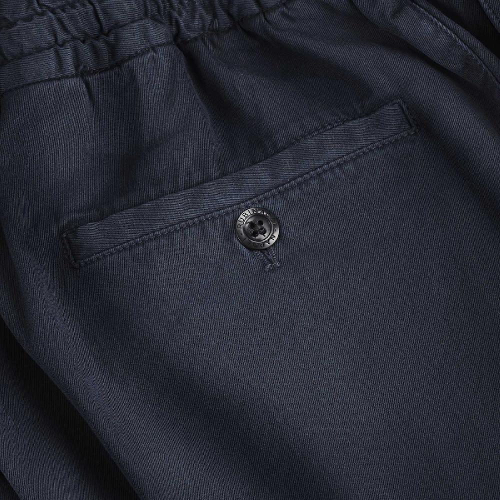 Rubinacci Pantalone leisure in cotone blu In vendita